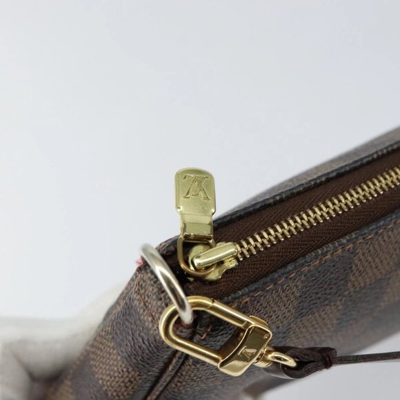 LOUIS VUITTON Damier Ebene Pochette Accessoires Pouch N41206 LV Auth 148145 - Picture 11 of 15